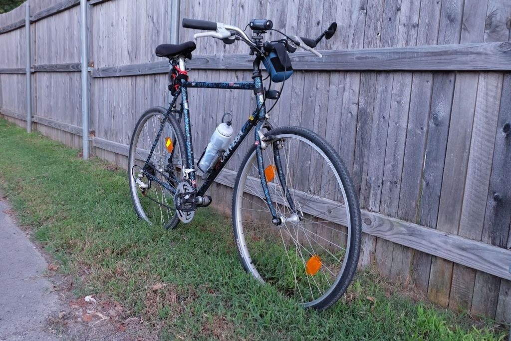 galaxy paint bike
